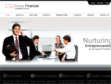 Tablet Screenshot of nicetyconsulting.com